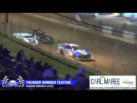 Thunder Bomber Feature - Cherokee Speedway 4/22/23 - dirt track racing video image