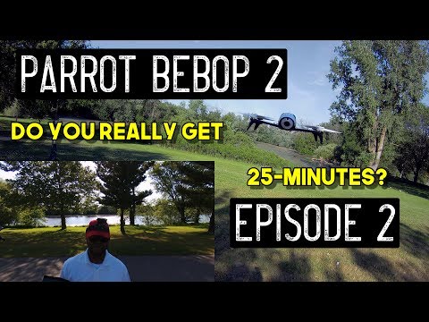 Parrot Bebop 2 with Skycontroller 2 Flight Time Test - Do You Really Get 25-minutes? - Episode 2 - UCMFvn0Rcm5H7B2SGnt5biQw