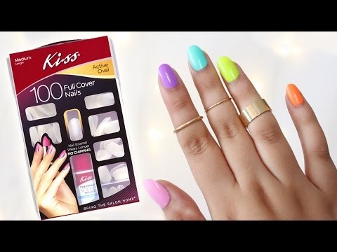 How to Apply: KISS Full Cover Nails - UC6gqv2Naj9JiowZgHfPstmg