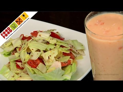 Crunchy Vegetable Salad | Food Food India - Fat To Fit | Healthy Recipes - UCthIcpK06l9bhi9ISgreocw