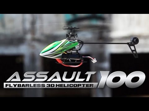 Assault 100 Flybarless Dual Brushless Micro 3D Heli - Hobbyking Product Video - UCkNMDHVq-_6aJEh2uRBbRmw