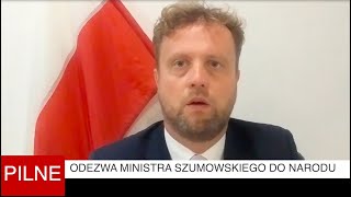 Odezwa ministra Szumowskiego do narodu