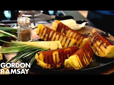 Griddled Pineapple with Spiced Caramel - Gordon Ramsay - UCIEv3lZ_tNXHzL3ox-_uUGQ