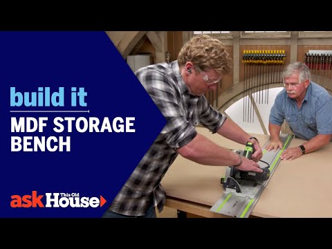 MDF Storage Bench | Build It | Ask This Old House - UCUtWNBWbFL9We-cdXkiAuJA