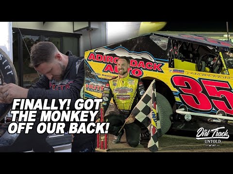 The Long Awaited Win! Mike's First Win Of The Season!! Albany Saratoga Speedway - dirt track racing video image