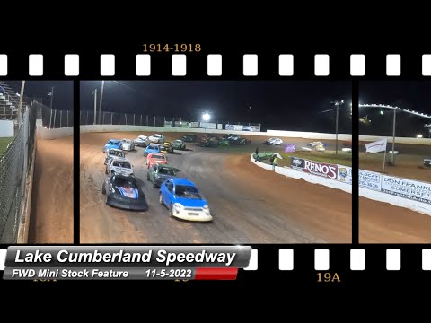 Lake Cumberland Speedway - FWD Mini-Stocks - 11/5/2022 - dirt track racing video image