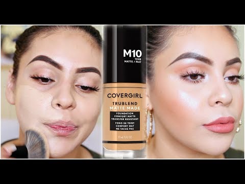 NEW COVERGIRL TruBlend Matte Made Foundation: FIRST IMPRESSION + WEAR TEST! | JuicyJas - UCqTR5f7YkGro3cPv23SqcqQ