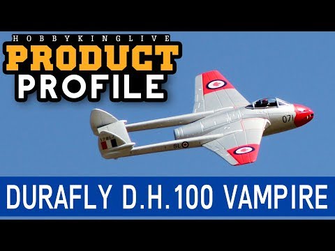 Durafly D.H.100 Vampire "Canadian Edition" 70mm EDF Jet 1100mm - HobbyKing Product Profile - UCkNMDHVq-_6aJEh2uRBbRmw