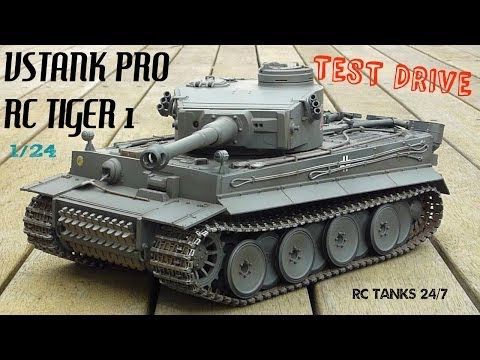 Tiger 1 RC VsTank Pro 2.4ghz Test Drive - UC1JRbSw-V1TgKF6JPovFfpA