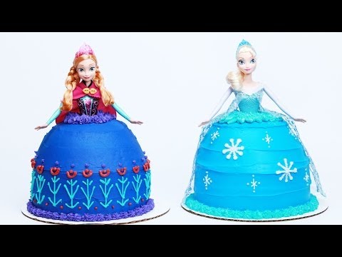 HOW TO MAKE A FROZEN PRINCESS CAKE - NERDY NUMMIES - UCjwmbv6NE4mOh8Z8VhPUx1Q