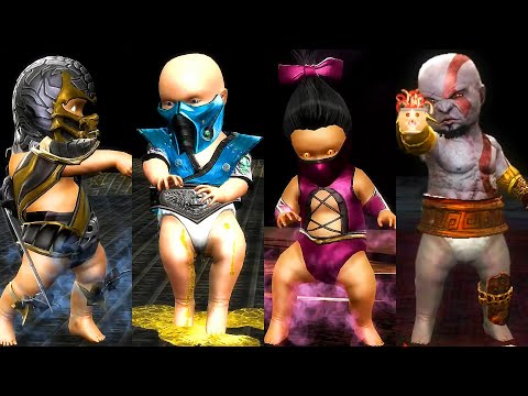 MORTAL KOMBAT Babalities (Kratos, Mileena, Shang Tsung, Noob Saibot) - UCa5qeML93Hg37Ckn22pxdHA