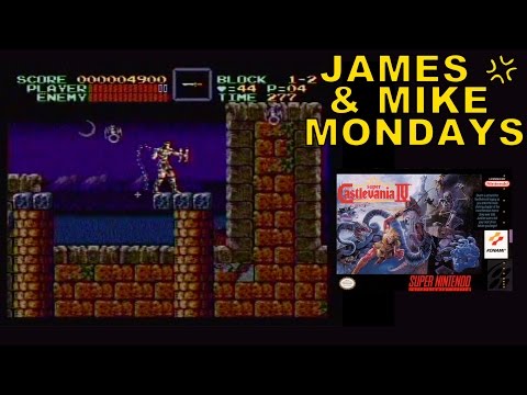 Super Castlevania IV (SNES Video Game) Part 1 - James & Mike Mondays - UC0M0rxSz3IF0CsSour1iWmw