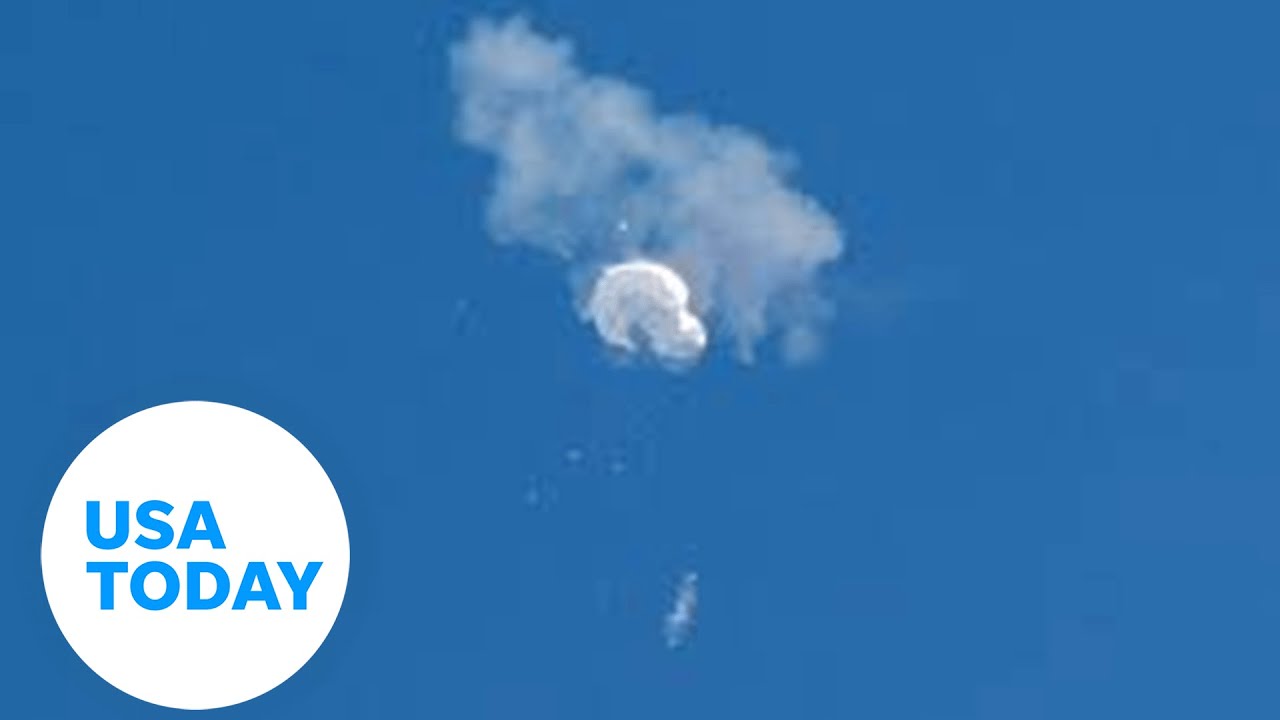 Chinese spy balloon shot down off coast of South Carolina, DOD says | USA TODAY