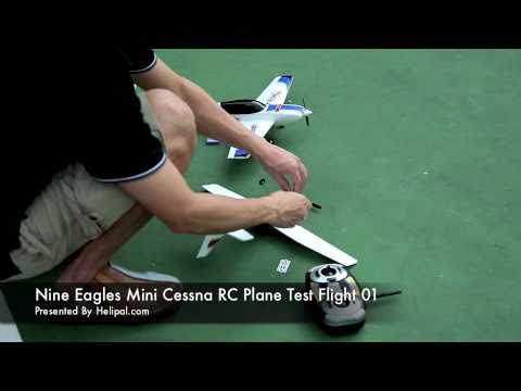 HeliPal.com - Nine Eagles Mini Cessna RC Plane Test Flight 01 - UCGrIvupoLcFCW3CIKvfNfow