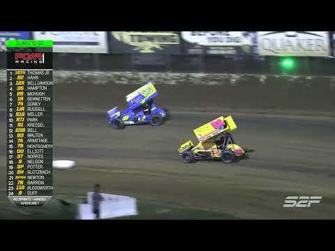 9.3.23 POWRi 410 BOSS | Triple Sprint Showdown Night 2 Highlights from Lake Ozark Speedway - dirt track racing video image