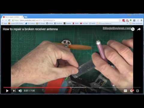 More precisely repair a broken receiver antenna - UCX3eufnI7A2I7IkKHZn8KSQ