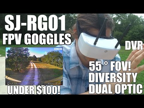 SJ-RG01 Dual-Optic FPV Goggles with DVR! (Best Cheap FPV Goggles?) - UCgHleLZ9DJ-7qijbA21oIGA