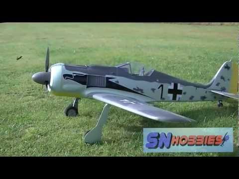 SN Hobbies - Hobbico / Flyzone FW-190 Focke-Wulf Flight Testing - UCqFj04rRJs6TJIwsVvCQK6A