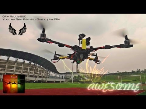 Long Range Multirotor FPV 5.7km on OFM Reptile 650 Quad - UCsFctXdFnbeoKpLefdEloEQ