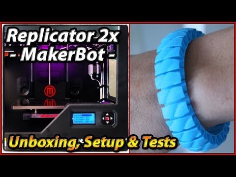 Replicator 2x Unboxing Experience | MakerBot 3D Printer | Setup Testing - UCFIdYs7n4i8FKEb0aYhOucA