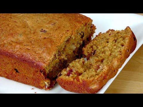 Fruity Nutty Pumpkin Bread Recipe - Laura Vitale - Laura in the Kitchen Episode 227 - UCNbngWUqL2eqRw12yAwcICg