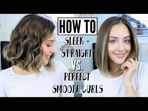 How To: Sleek Straight Hair + Perfect Smooth Curls Hair Tutorial! - UCsWQWXOPongqZJM5D3B_oRQ