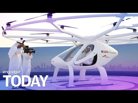 Dubai's flying drone taxi service is lifting off | Engadget Today - UC-6OW5aJYBFM33zXQlBKPNA