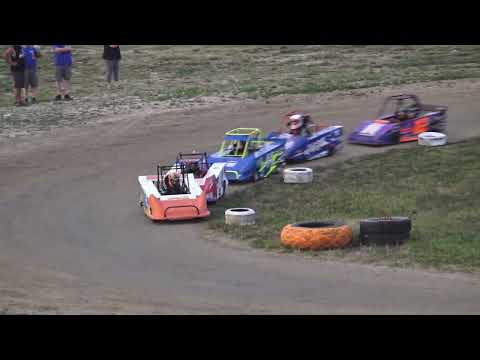 Mini Wedge 10-14 A-Feature at I-96 Speedway, Michigan on 06-30-2023!! - dirt track racing video image