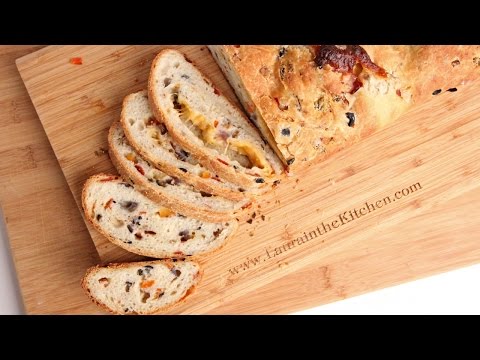 Supreme Pizza Bread Recipe NO MIXER! - Laura Vitale - Laura in the Kitchen Episode 923 - UCNbngWUqL2eqRw12yAwcICg