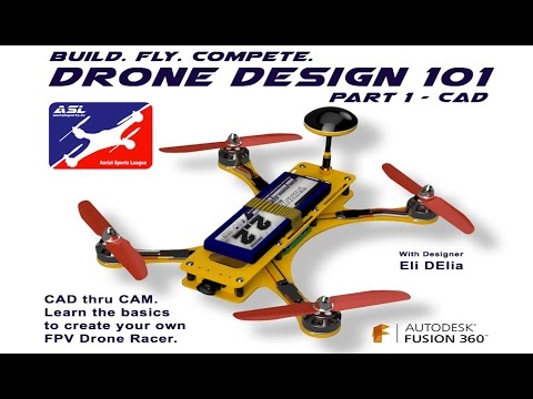 ASL Drone Design 101 - 210mm FPV Racer - pt 1  "CAD" - UCmvid0S7tn1k8AbkD0W3AyA