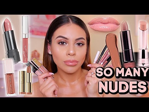 MY FAVORITE NUDE LIP COLORS: Drugstore + High End! | JuicyJas - UCqTR5f7YkGro3cPv23SqcqQ