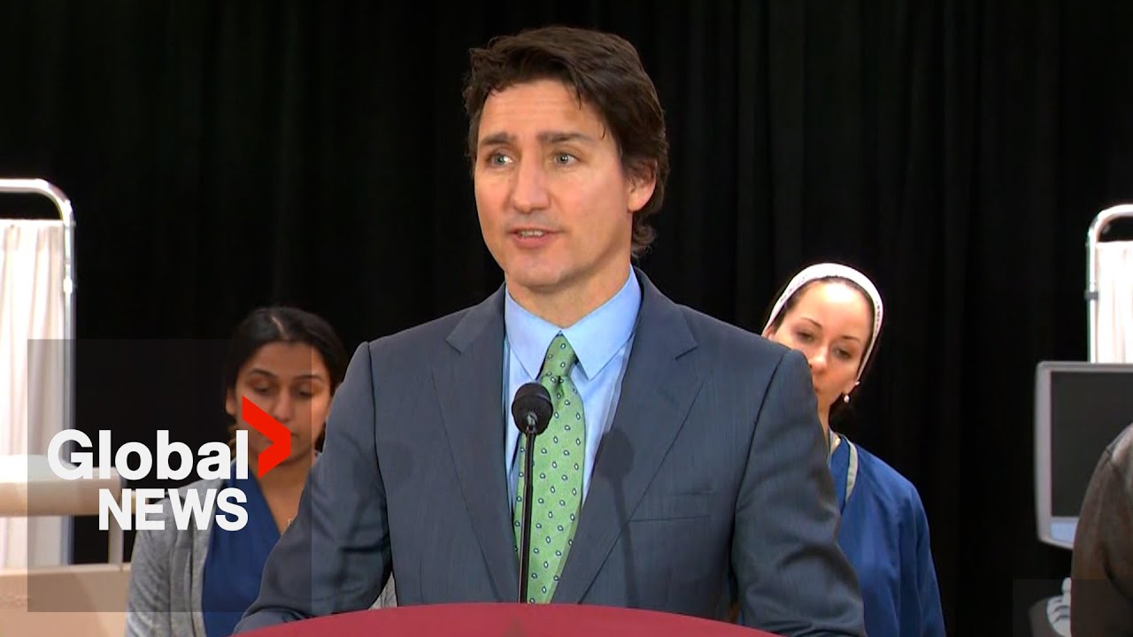 Trudeau announces health plan worth $196B with $46B in new spending: "Let’s get this done"