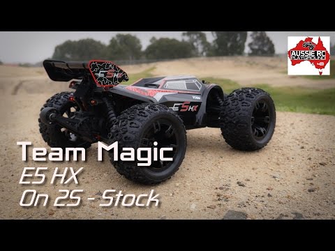 Team Magic E5 HX MT first run on 2S   Stock - UCOfR0NE5V7IHhMABstt11kA