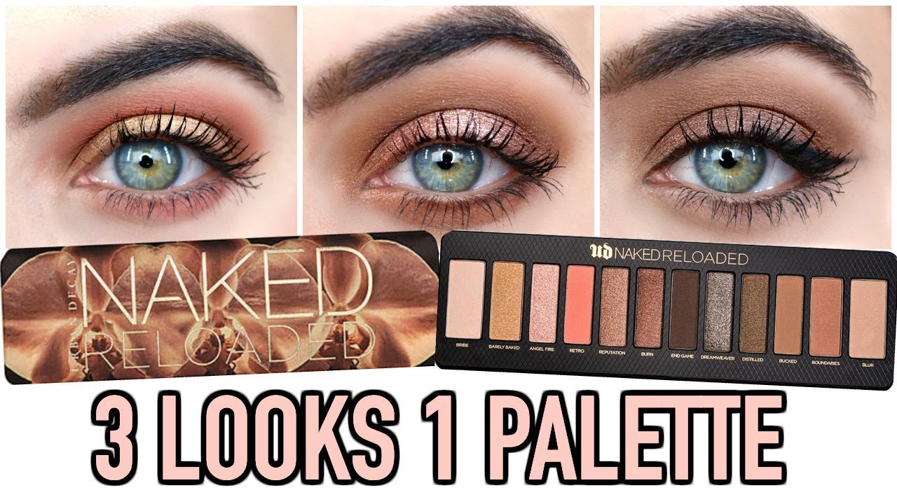 3 Looks 1 Palette | NEW Urban Decay Naked Reloaded Palette | AudioMania.lt
