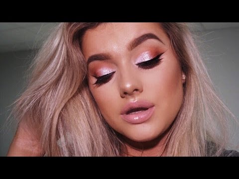 PINK GLITTER SMOKEY EYE! 2017 NYX PRODUCTS PREVIEW | RACHEL LEARY - UC-Um2u0Agv8Q-OhjO6FZk1g