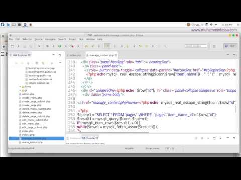 37   PHP & MySQL CMS manage Public Area