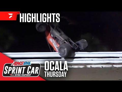 Winter Dirt Games Thursday | 2024 USAC Sprints at Ocala Speedway - dirt track racing video image