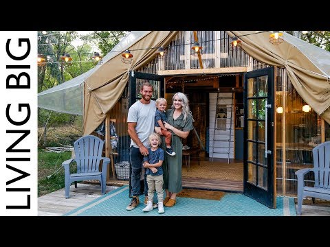 Back To Nature Living In A Beautiful Tiny House Tent - UCoNTMWgGuXtGPLv9UeJZwBw