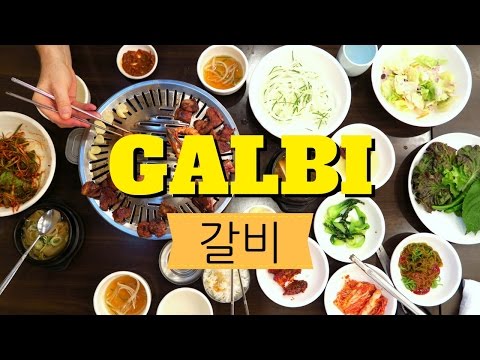 Galbi (갈비): Korean Barbecue marinated short ribs in Seoul, Korea - UCnTsUMBOA8E-OHJE-UrFOnA