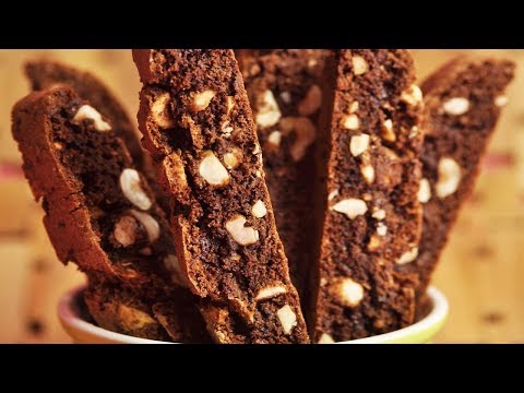 Chocolate Hazelnut Biscotti Recipe Demonstration - Joyofbaking.com - UCFjd060Z3nTHv0UyO8M43mQ