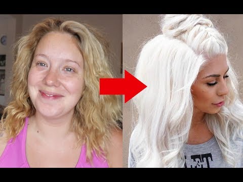 From Yellow to WHITE HAIR in under 10mins! No Bleach, No Damage!| Jade Madden - UCWjkealXEVUBzvxSijIAweA