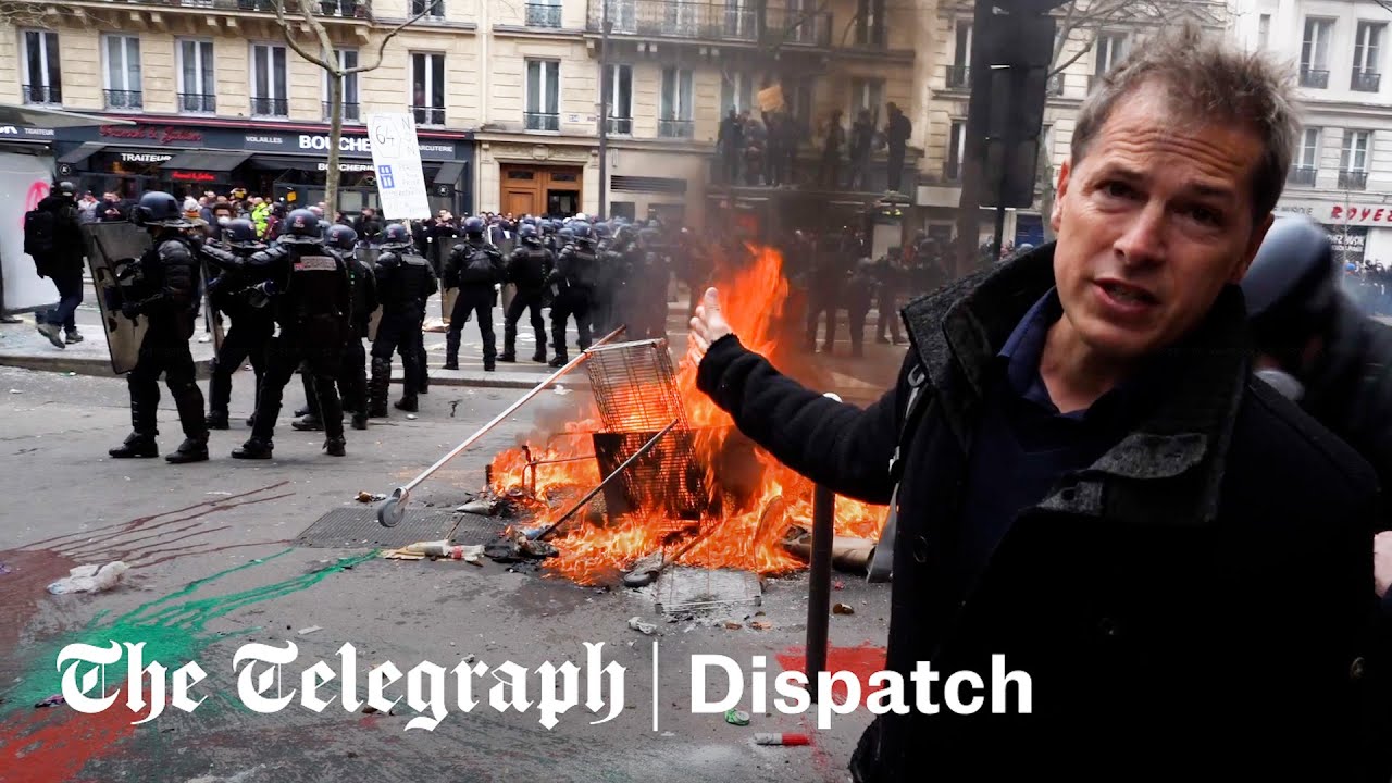 Fire and blood: young protesters out in force | France dispatch