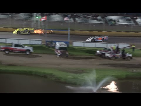 Late Model Feature - Cedar Lake Speedway 05/21/2022 - dirt track racing video image