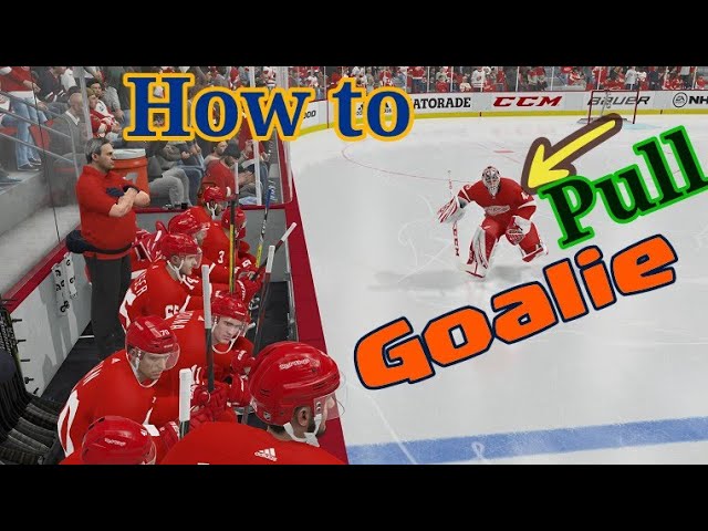 How to Pull Goalie in NHL 21