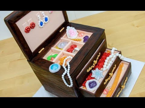 JEWELRY Box CAKE with Edible Gems by Cakes StepbyStep - UCjA7GKp_yxbtw896DCpLHmQ