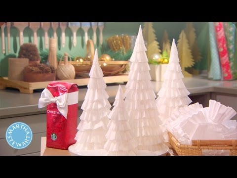 How to Make a Coffee-Filter Tree - Martha Stewart - UC6JBm9OAkpI6NUBV_NsLxTA