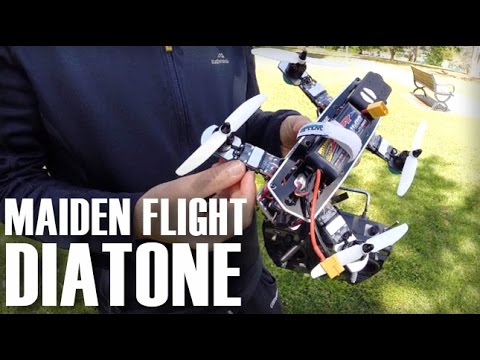 Diatone FPV Mini H-Quadcopter Flight Maiden Test Flight & Build Review - UCOT48Yf56XBpT5WitpnFVrQ