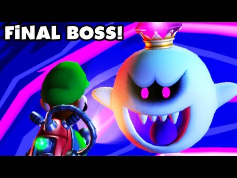 Luigi's Mansion Dark Moon - King Boo Final Boss Fight and Ending! (Nintendo 3DS Walkthrough) - UCzNhowpzT4AwyIW7Unk_B5Q