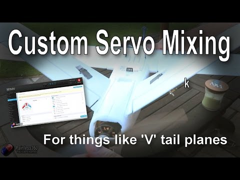 Setting up custom servo mixes in iNav (or Cleanflight/Betaflight) for V Tail - UCp1vASX-fg959vRc1xowqpw