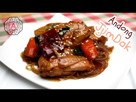 【Korean Food】 Andong Braised Chicken (안동 찜닭) - UCpDJl2EmP7Oh90Vylx0dZtA